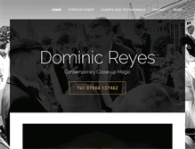 Tablet Screenshot of dominicreyes.co.uk